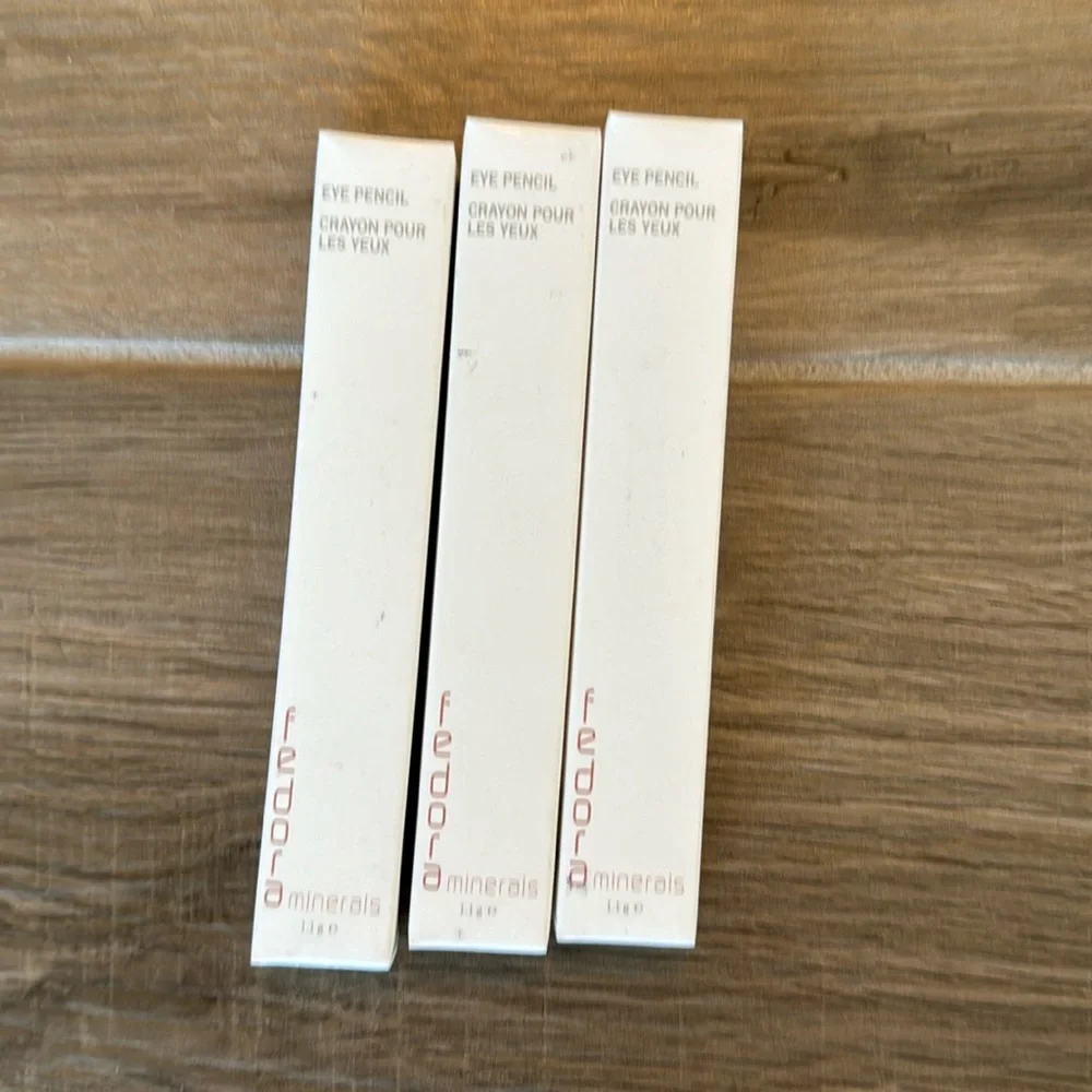 NEW Jane Iredale Fedora Minerals Lot of 3 EP4 Navy Eye Pencils